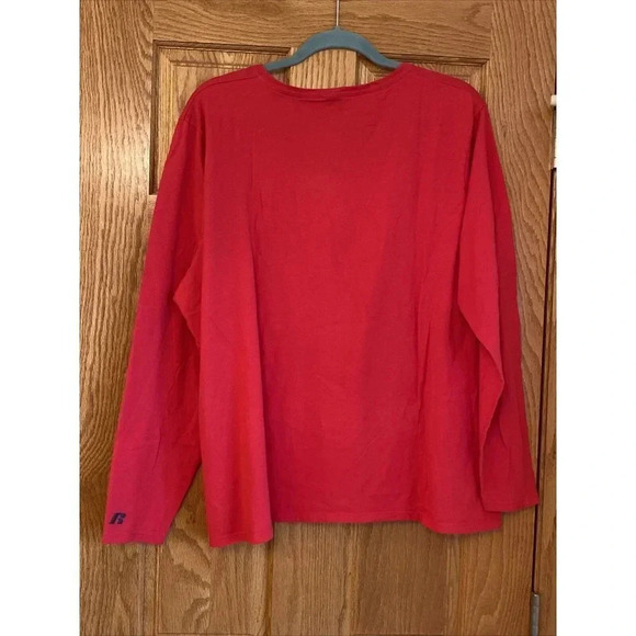 Illinois State University ISU Redbird T-Shirt Womens Red Long Sleeve Tee 3XL - Picture 4 of 5